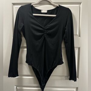 Altar’d state black long sleeve body suit